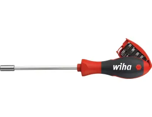 Wiha - magnetyczny wkrętak z magazynkiem bitów TORX® z 8 bitami, 1/4