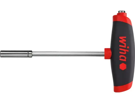 Wiha - wkrętak z rękojeścią T i uchwytem na bity magnetyczny 1/4"  150 mm - 01481