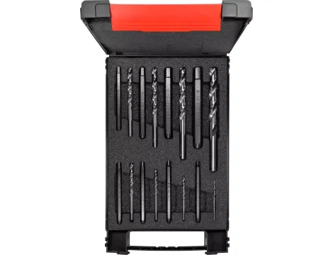 Wiha - zestaw wkrętaków sześciokątnych z wiertłem krętym 8-cz.  - 03988