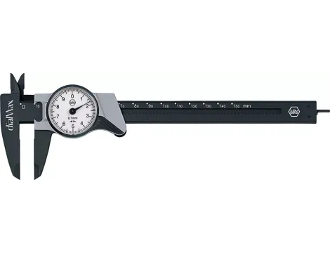 Wiha - suwmiarka zegarowa dialMax Odczyt 0,1 mm  150 mm - 27082