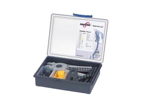 Wiha - wąż przegubowy zestaw maxiflex podstawowy System 1/4" 23-cz. - 30518