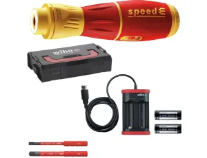 Wiha - 591 Wkrętak elektryczny  zestaw speedE® II - 44318
