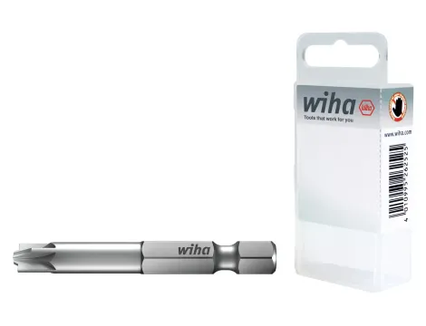 Wiha - zestaw bitów Professional 70 mm PlusMinus/Pozidriv 1/4" w kasecie 2-cz.  - 36086