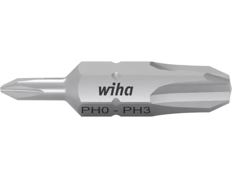 Wiha - zestaw podwójnych bitów 10szt - Phillips: PH0, Phillips 0: PH3, Długość bitu: 30mm  - 43860