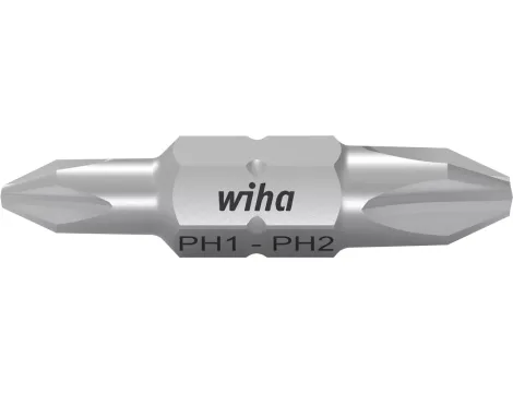 Wiha - zestaw podwójnych bitów 10szt - Phillips: PH1, Phillips 2: PH2, Długość bitu: 30mm  - 43861