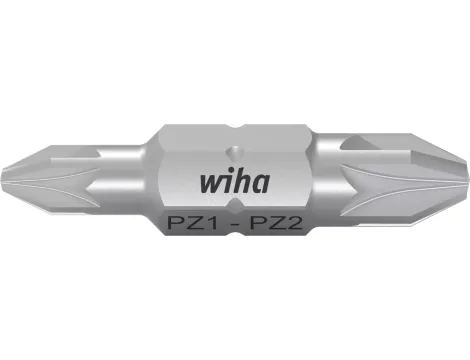 Wiha - zestaw podwójnych bitów 10szt - Pozidriv: PZ1, PZ 2: PZ2, Długość bitu: 30mm  - 43863