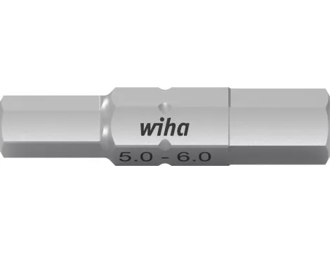 Wiha - zestaw podwójnych bitów 10szt - Gniazdo sześciokątne: 5, Gniazdo wewnętrzne 2: 6", Długość bitu: 30mm  - 43865