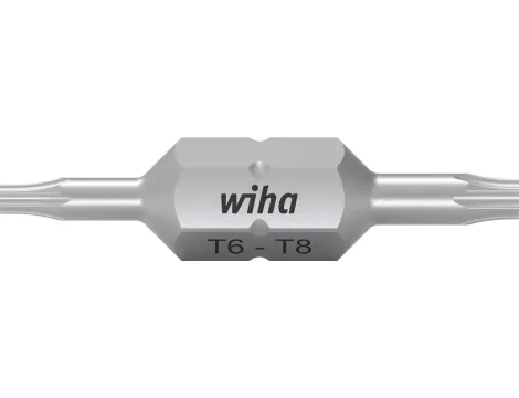 Wiha - zestaw podwójnych bitów 10szt - TORX® TORX®: T6, TORX 2: T8, Długość bitu: 30mm  - 43866
