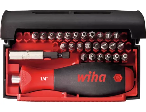 Wiha - zestaw bitów Collector Security Standard 25 mm i bity skrętne mieszany 1/4" 27-cz.  - 09393