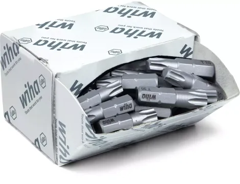 Wiha - zestaw bitów Standard 25 mm TORX®  50-cz. 1/4" w dużym opakowaniu  - 08069