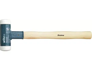 Wiha - młotek z miękkim obuchem bezodrzutowy, bardzo twardy z trzonem z drewna hikory  40 mm - 39010
