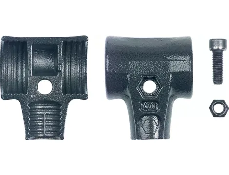 Wiha - obudowa młotka zestaw ze śrubą i nakrętką zabezpieczajaca do młotka z miękkim obuchem Safety  40 mm - 26669