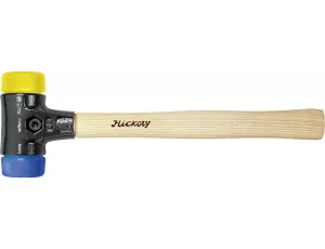 Wiha - młotek z miękkim obuchem Safety miękki/średnio twardy z trzonem z drewna hikory  50 mm - 26655
