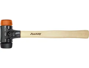 Wiha - młotek z miękkim obuchem Safety średnio miękki/twardy z trzonem z drewna hikory  40 mm - 26612