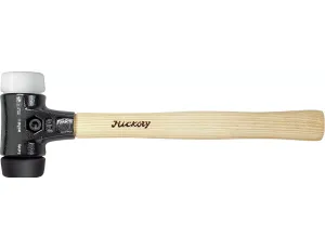 Wiha - młotek z miękkim obuchem Safety średnio miękki/bardzo twardy z trzonem z drewna hikory  80L mm - 26661