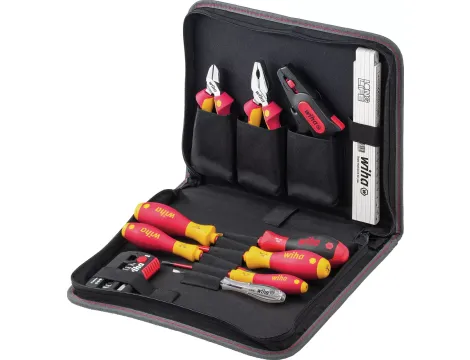 Wiha - zestaw narzędzi dla elektryków mieszany, 31-cz. w torbie  - 41241