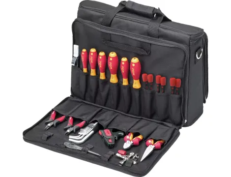 Wiha - zestaw narzędzi dla techników serwisowych 29-cz. w torbie  - 43879