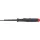 Wiha - próbnik napięcia 150-250 V płaski czarny, z klipsem do przypinania w blistrze  3,0 mm x 60 mm - 31771