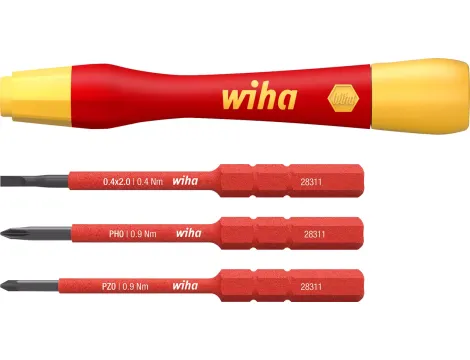 Wiha - zestaw wkrętaków precyzyjnych slimbity PicoFinish® slimVario® electric - 43167