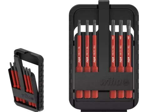 Wiha - zestaw bitów slimBit electric  T8; T9; T10; T15; T20; T25 - 43153