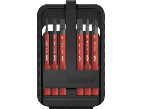 Wiha - zestaw bitów slimBit electric  2,5; 3,5; 5,5; 6,5; PH1; PH2 - 43159