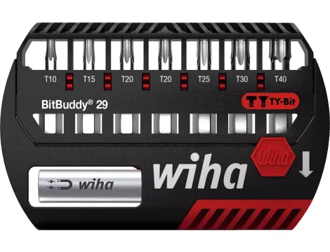 Wiha - zestaw bitów BitBuddy®, bit TY 29 mm TORX® 1/4" 8-cz.  - 42136