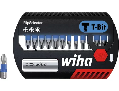Wiha - zestaw bitów FlipSelector, bit T 25 mm Phillips, Pozidriv, TORX® 13-cz. 1/4"  - 41824