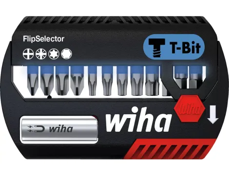 Wiha - zestaw bitów FlipSelector, bit T 25 mm mie-sza-ny 1/4" 13-cz.  - 41826