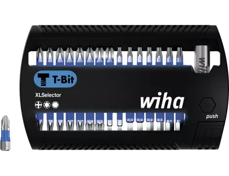 Wiha - zestaw bitów XLSelector, bit T 25 mm Phillips, TORX®, sześciokątne 31-cz. 1/4"  - 41830