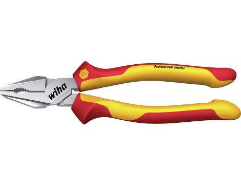 Wiha - wzmocnione Szczypce uniwersalne Professional electric z DynamicJoint® i OptiGrip z bardzo dlugim ostrzem  225 mm - 26717