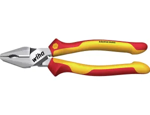 Wiha - wzmocnione Szczypce uniwersalne Industrial electric z funkcją DynamicJoint® i OptiGrip w blistrze  225 mm - 38856