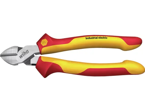 Wiha - wzmocnione Szczypce do cięcia bocznego Industrial electric z DynamicJoint®  160 mm SB - 43459