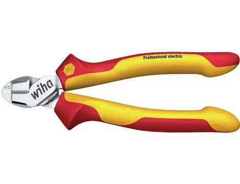 Wiha - Szczypce do cięcia bocznego z funkcją zdejmowania izolacji Professional electric z DynamicJoint®  160 mm - 27431