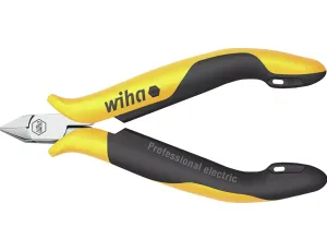 Wiha - Szczypce do cięcia bocznego Professional ESD wąska, ostro zakończona glówka z małym uskokiem  115 mm - 26814