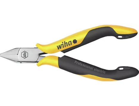 Wiha - Szczypce Professional ESD do cięcia bocznego szeroka, ostro zakończona glówka bez uskoku  115 mm - 26821