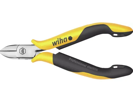 Wiha - Szczypce Professional ESD do cięcia bocznego szeroka, półokrągła glówka z uskokiem  115 mm - 26831