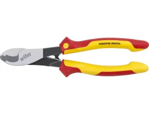 Wiha - Szczypce do przewodów Industrial electric w blistrze  210 mm cięcie do ø 20 |60 mm²  - 43667