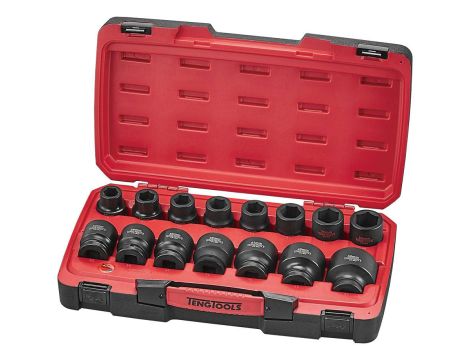 TengTools - 17-elementowy zestaw nasadek udarowych z chwytem 3/4" T9417 - T9417