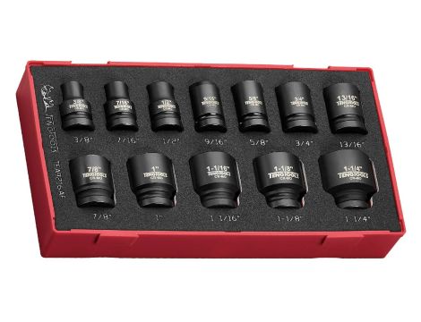 TengTools - 16-elementowy zestaw nasadek udarowych calowych TEA9216AF - TEA9216AF