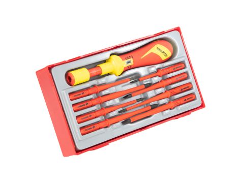 TengTools - Zestaw wkrętaka dynamometrycznego VDE 1000V TTVSD09 - TTVSD09 - 7