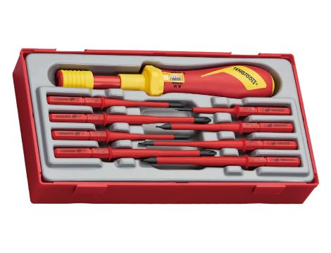 TengTools - Zestaw wkrętaka dynamometrycznego VDE 1000V TTVSD09 - TTVSD09
