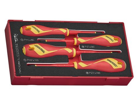 TengTools - Zestaw wkrętaków krzyżowych VDE 1000V TEAMDV04N1 - TEAMDV04N1
