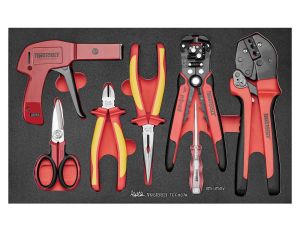 TengTools - 7-elementowy zestaw narzędzi dla elektryków TEFX07A - TEFX07A