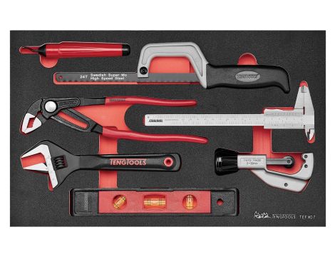 TengTools - 7-elementowy zestaw narzędzi dla hydraulików Teng Tool TEFX07 - TEFX07