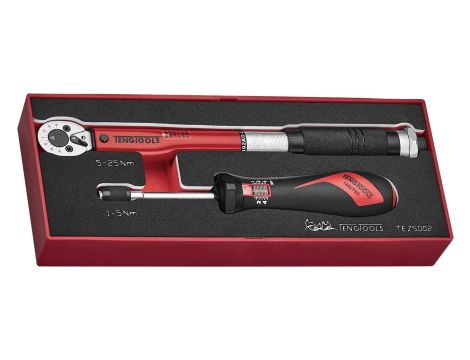 TengTools - Zestaw narzędzi dynamometrycznych 1/4" TEZSD02 - TEZSD02