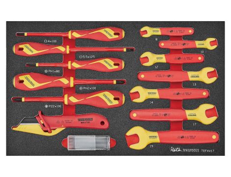 TengTools - Zestaw narzędzi VDE 1000V TEFXV17 - TEFXV17