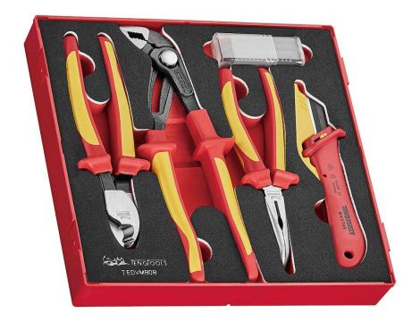 TengTools - Zestaw szypiec i noża VDE 1000V TEDVMB08 - TEDVMB08 - 2