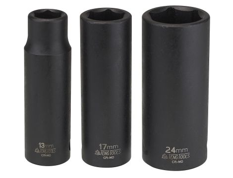 TengTools - Nasadka udarowa długa cienkościenna 1/2" 15 mm ANSI - 920615AN