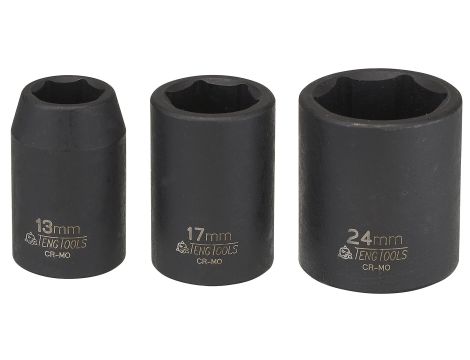 TengTools - Nasadka udarowa cienkościenna 1/2" 15 mm ANSI -