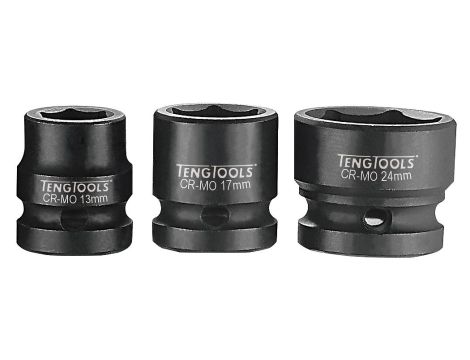 TengTools - Nasadka udarowa niskoprofilowa z chwytem 1/2" 18 mm - 920718-C